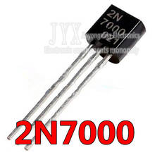 MOSFET de señal pequeña 2N7000 TO92, 200 mAmps, 60 voltios, n-channel TO-92, triodo de potencia pequeña, 20 unids/lote 2024 - compra barato