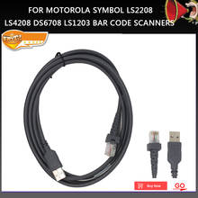 Cable USB 3M para Motorola escáner de código de barras símbolo, 5 uds./10 Uds., LS2208 LS4208 DS6708 LS1203, escáner de código de barras, pda 2024 - compra barato