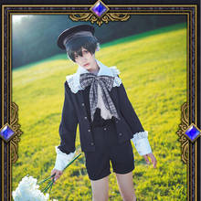 Black Butler Ciel Phantomhive Twins Childhood Cosplay Cotume Kuroshitsuji Party Cosplay 2024 - buy cheap