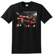 Mike camiseta cartaz de foto de boxe, camiseta masculina harajuku streetwear 2024 - compre barato