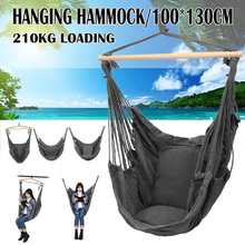 Nordic Style Hammock Outdoor Indoor Garden Dormitory Bedroom Hanging Chair For Child Adult Swinging Single Safety Chair 2024 - buy cheap