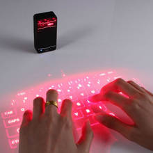 Teclado sem fio da projeção do laser de bluetooth projeção virtual mini teclado portátil para o telefone ipad tablet pc notebook escritório 2024 - compre barato