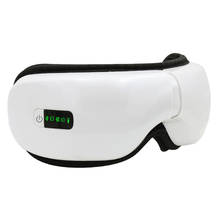 Vibración eléctrica Bluetooth masajeador de ojos dispositivo para cuidado de ojos antiarrugas alivio de fatiga masaje vibratorio gafas de terapia de compresión caliente 2024 - compra barato