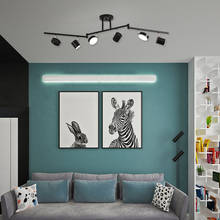 Candelabros Led modernos, lámpara de techo dorada nórdica, iluminación para dormitorio, sala de estar, Lustre 2024 - compra barato