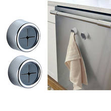 1Pcs Creative Hook Towel Holder Grip Hook Chrome Self Adhesive Kitchen Cloth Clip Wall Kitchen Bath Door Hooks 2024 - buy cheap