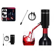 Electric Wine Aerator  Portable   Wine Decanter Pump One-Touch Air Aerator Dispenser Decanter 2024 - buy cheap