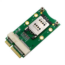 Mini adaptador PCI Express, tarjeta vertical Mini PCI-E a MINI PCI E, tarjeta de expansión, ranura para tarjeta SIM para tarjetas GPS 3G/4G WWAN LTE 2024 - compra barato