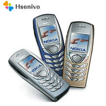 Nokia 6100 Восстановленный Оригинальный мобильный телефон Nokia 6100 разблокированный GSM Triband 6100 мобильный телефон дешевый Восстановленный 2024 - купить недорого