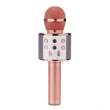 Micrófono inalámbrico con bluetooth para Karaoke, dispositivo para reproducir música, cantar, reproductor de altavoz 2024 - compra barato