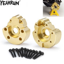 YEAHRUN Heavy Duty Brass Steering Knuckle Portal Cover Counterweight Wheel Rim Hub Stand for Redcat GEN8 RC Car 2024 - buy cheap