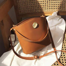Fashion Popular Bucket Women Bag Brand Designer Crossbody Bags PU Leather Small Shoulder Bag Female Handbags 2024 - buy cheap