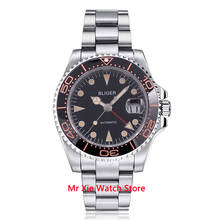Bliger 40mm Automatic Mechanical Men Watch Luxury Sapphire Crystal Vintage Clock GMT Watch Luminous Waterproof Wristwatch Men 2024 - buy cheap