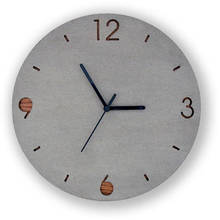 Decorative Concrete Clock Minimalist Industrial Wind Cement Wall Clock Modern Simple Style Home Decoration Living Room Silent 2024 - buy cheap