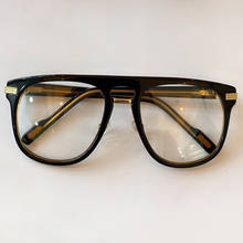 Monturas de gafas cuadradas Retro Para hombre y mujer, marcos de gafas grandes, ópticas, personalizadas 2024 - compra barato