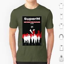 Superm We Are The Future T Shirt 6xl Cotton Cool Tee Superm We Are The Future Superm Live K Pop Red Black Nct Shinee Nctzen 2024 - buy cheap