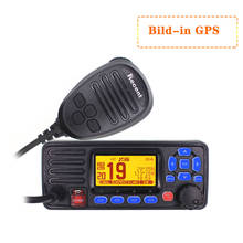 Radio Marina fija con GPS, walkie-talkie IP67, impermeable, móvil, barco, VHF, 25W, 156.000-162.000MHz, RS-509MG reciente 2024 - compra barato