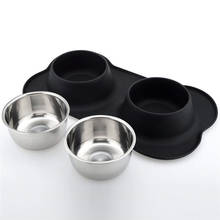 Non-slip Cat Bowls Double Pet Bowls With Stand Pet Food And Water Bowls For Cats Dogs Feeders Pet Products Cat Bowl 2024 - buy cheap