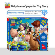Toy Story 200 Pieces Boxed Paper Plane Puzzle Children Puzzle Puzzles For Kids Toys 2024 - buy cheap
