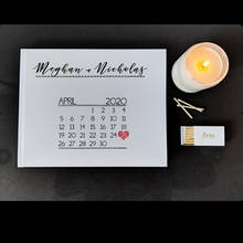 Calendario personalizado para invitados, libro de invitados de boda, iniciar sesión, libro de visitas de boda de tapa dura, libro de invitados único 2024 - compra barato