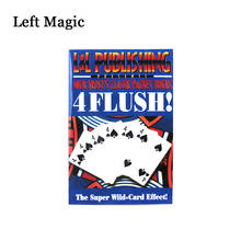 Flush By Nick Trost-cartas de juego blancas para trucos de magia, accesorio de primer plano para escenario, ilusión, mago y magia 2024 - compra barato