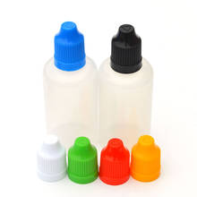 Botella con cuentagotas de polietileno suave, contenedor de plástico con tapa a prueba de niños y Punta larga para líquido ocular, 5 uds. 2024 - compra barato