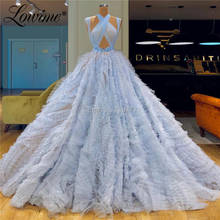 Dubai Arabic Evening Dress Vestido De Festa Tulle Prom Dresses Evening Gowns Long Abiye 2019 Party Dress Robe De Soiree Couture 2024 - buy cheap