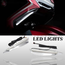 Chrome or Black For HONDA Gold Wing 1800 GL1800 F6B 2018 2019 2020 2021 Motorcycle Front Lighted Vent Trim LED Turn Signal Kit 2024 - buy cheap