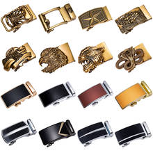 Cinturón de hebilla dorado para hombre, hebilla automática de Metal de 3,5 cm de lujo, de diseñador sin estrellas, para boda, marca famosa 2024 - compra barato