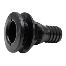 Black Plastic 1-1/2'' Marine Thru-Hull Fittings Replacement Yacht Parts 2024 - buy cheap