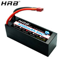 HRB Lipo 4S Battery 14.8V 5200mah 50C T Deans XT60 EC5 XT90 XT90-S Hard Case For Traxxas 1:8 Buggy Car Airplanes Boats RC Parts 2024 - buy cheap