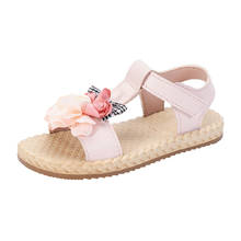 Flower Children's Sandals Princess Teenage Girl Shoes Summer Kids Sandal Girls School Shoes Baby Beach Shoes Zapatos Para Nena 2024 - buy cheap