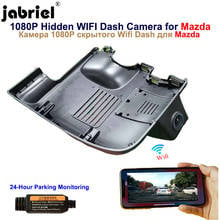 Jabriel-Cámara de salpicadero con Wifi para coche, dvr oculto para Mazda atenza axela cx3 cx5 cx7 cx9 cx30 mx3 mx5 mk3 3 5 6 2014 P, 2018, 2019, 2020, 1080 2024 - compra barato