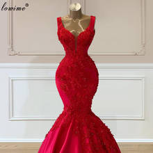 Размера плюс красные свадебные платья русалки с цветами платья для свадьбы, вечерние платья без рукавов праздничные платья для женщин; Robe De Mariage 2024 - купить недорого