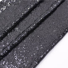 Junao fita de cristal preto para costura, 45*150cm com strass para decoração 2024 - compre barato
