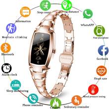 Смарт-браслет GEJIAN женский водонепроницаемый, спортивный фитнес-трекер, менструальный цикл, напоминание о сообщениях, умные часы для женщин, 2021 2024 - купить недорого