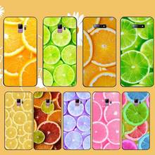 Funda de teléfono con patrón de fruta limón naranja para Samsung galaxy S 9 10 20 A 10 21 30 31 40 50 51 71 s note 20 j 4 2018 plus 2024 - compra barato