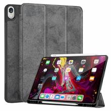Magnet Case For New iPad Pro 12.9 2018 Release Apple Pencil Holder Cover,Slim Smart Cover Stand Auto Sleep/Wake PU Leather Case 2024 - buy cheap