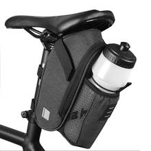 Waterproof Bicycle Saddle Bag with Water Bottle Pocket Bike Bags Cycling Rear Pouch Large Capacity Tail Bags Bicycle Accessories 2024 - buy cheap