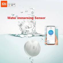 Xiaomi mi mijia-sensor de água doméstico com bluetooth, detector de vazamento ou inundação de água, alarme de segurança à prova d'água, ip67, aplicativo mijia 2024 - compre barato