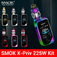 Vape Smok X-PRIV Kit Luxe Edition Elektronik Sigara 225W Box Mod Vaporizer TFV12 Prince POD TANK Coil Cigarette Electronique 2024 - buy cheap