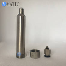 Frete grátis 10cc 10ml resistente à corrosão de aço inoxidável cones de metal seringa distribuidora 2024 - compre barato