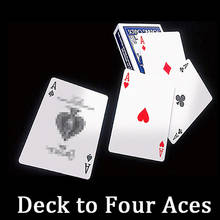 Волшебная карта Deck to Four Aces от J.C, волшебные трюки, карты Aces, появляющиеся волшебниками, крупным планом, уличная иллюзия, мерцающий ментализм, Magia 2024 - купить недорого