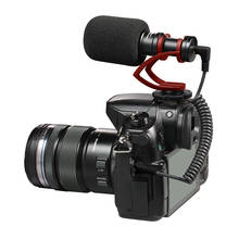 Comica-gravador de vídeo para celular, microfone para câmeras canon, nikon, sony, dslr, iphone, samsung s9, s1 2024 - compre barato