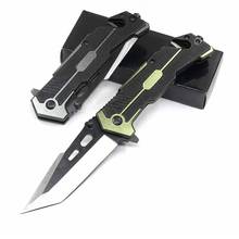 Cuchillo de bolsillo plegable de 215mm (8,46 ''), cuchillo táctico de supervivencia afilado, hoja 440C, cuchillos de caza y acampada, herramienta de autodefensa para exteriores 2024 - compra barato