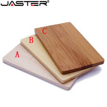 JASTER creative card style usb LOGO usb flash drive 4GB 8GB 16GB 32GB 64GB usb 2.0 gift pendrive print 2024 - buy cheap