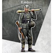 1/35 LANDSER, Resin Model Soldier GK, Military theme of WW2, Unassembled and unpainted kit 2024 - buy cheap