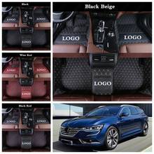 Coche personalizado piso pie esteras para Renault Fluence y Scenic Captur talismán Espace Logan Koleos Megane Laguna latitud Kadjar Duster 2024 - compra barato