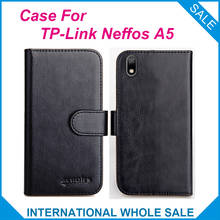 TP-Link Neffos A5 Case 6 Colors Flip Slots Leather Wallet Cases For TP-Link Neffos A5 Cover Slots Phone Bag Credit Card 2024 - buy cheap