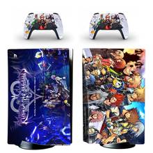 Kingdom Hearts-pegatina de piel estilo PS5 para consola Playstation 5 y 2 controladores, calcomanía protectora de vinilo, estilo 9 2024 - compra barato