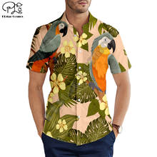 PLstar Cosmos-camisetas hawaianas de playa, pulóver 3D con estampado de fruta, camiseta de manga corta, informal, N7 2024 - compra barato